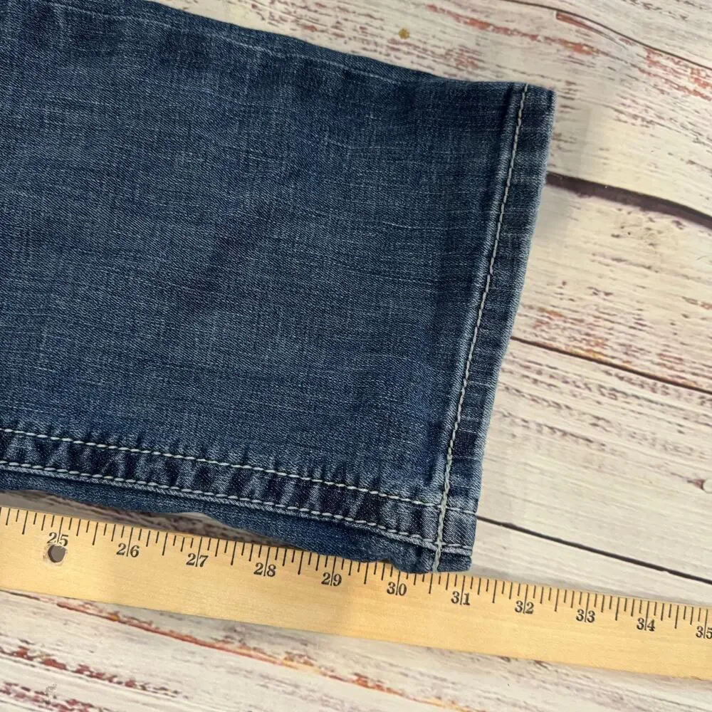 Ariat R.E.A.L. Gianna Straight Mid Rise Arrow Jeans Stryker Wash Style 10034655 - Picture 10 of 10